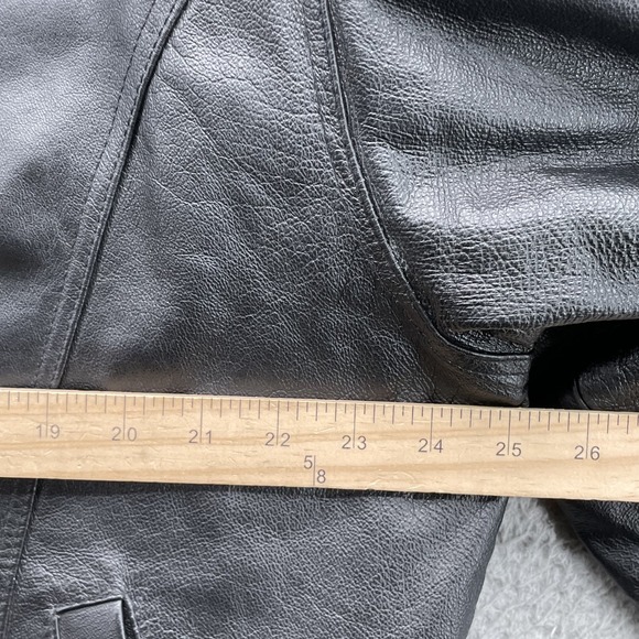 Vintage Northcrest 100% Leather Bomber Jacket Men XL Insulated Flight Streetwear - Picture 4 of 10